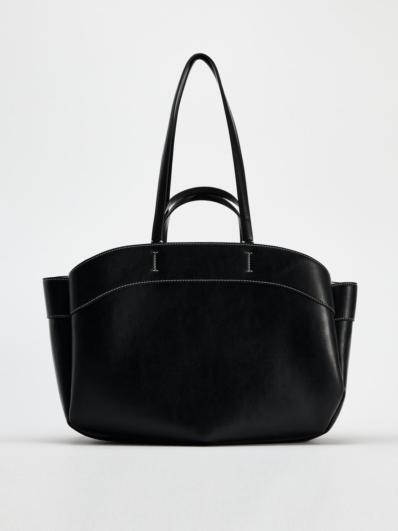 Women Bags Zara - Tas Tote wanita kulit Pu portabel,