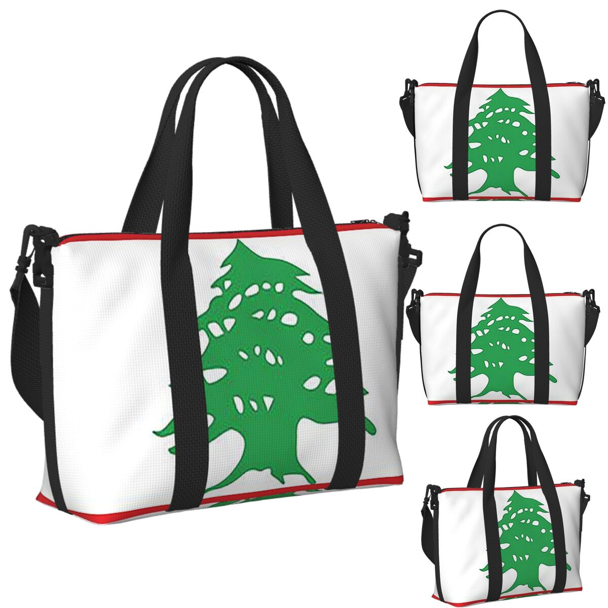 Women Bags Lebanon - Tas Travel Pantai Bendera Lebanon Kustom
