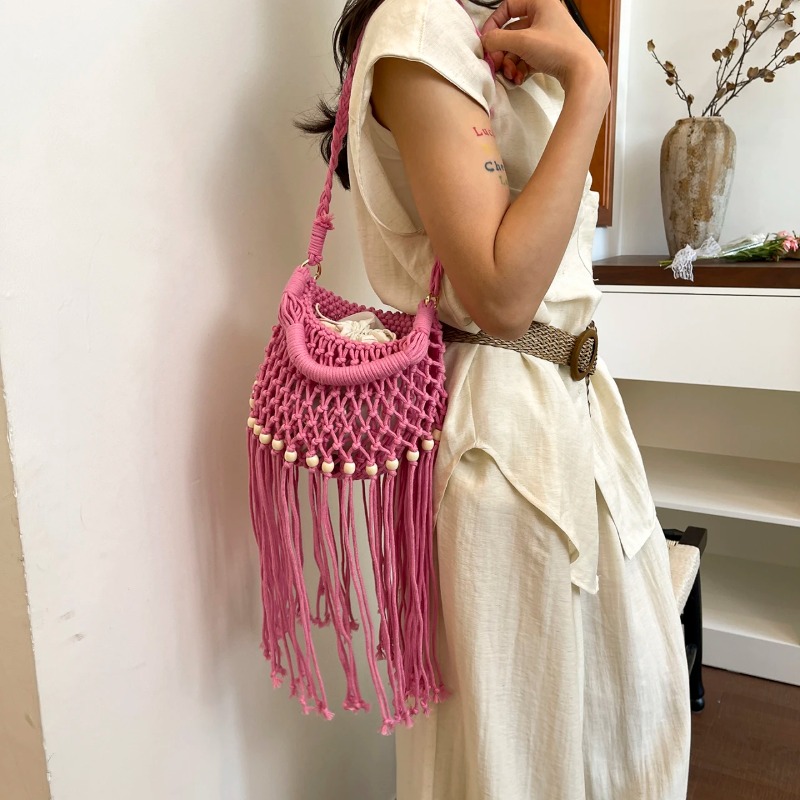 Women Hand Bags Sale - Tas Tangan Rajut Bohemian Musim Panas