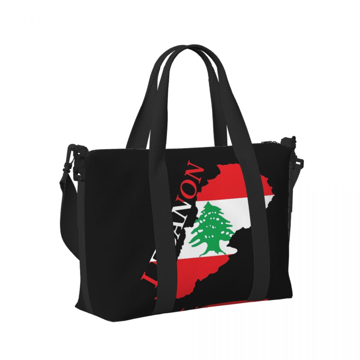 Women Bags Lebanon - Tas Travel Pantai Peta Bendera Lebanon