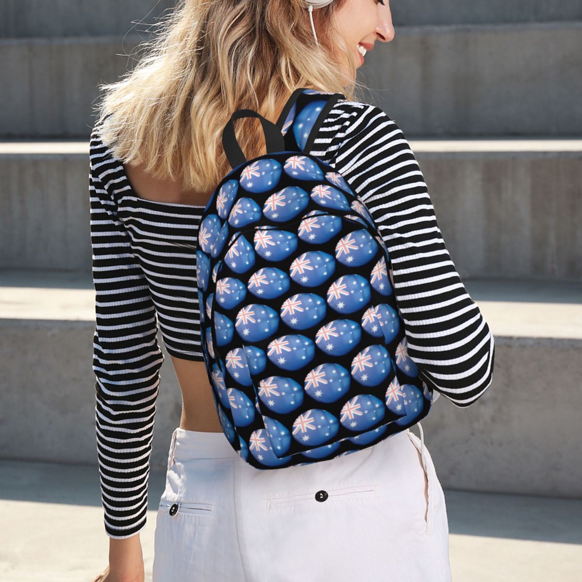 Women Bags Australia - Ransel Bola Kristal Bendera Australia Diskon
