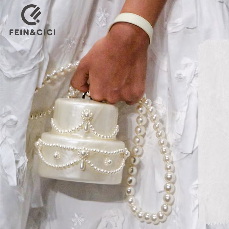Women'S Evening Bags - Tas tangan bentuk kue, tas tangan
