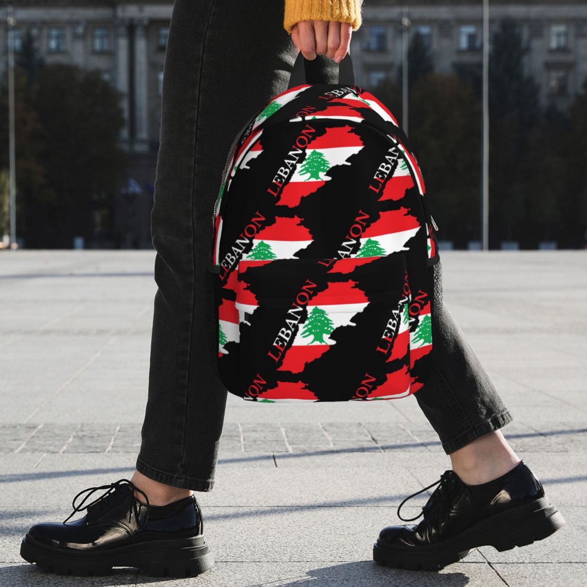 Ransel Peta Bendera Lebanon Di - Women Bags Lebanon ulasan dan harga