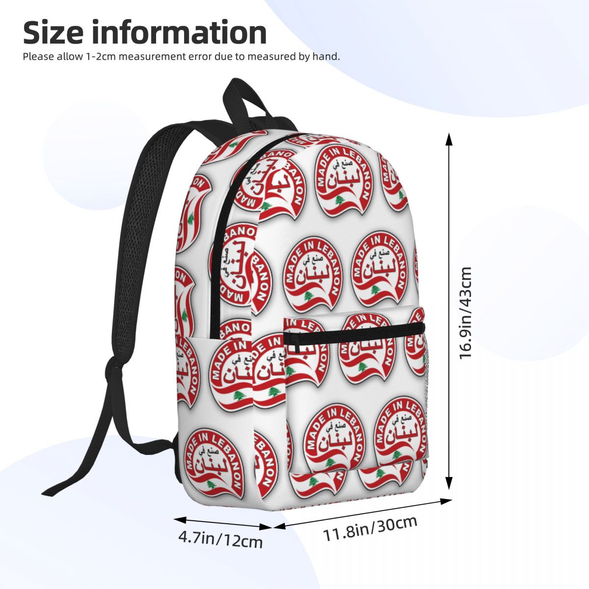 Lebanon Watercolor Lebanon Fla - Women Bags Lebanon ulasan dan harga