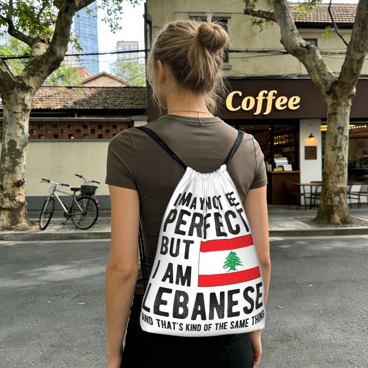 Tas Ransel Serut Bendera Leban - Women Bags Lebanon ulasan dan harga