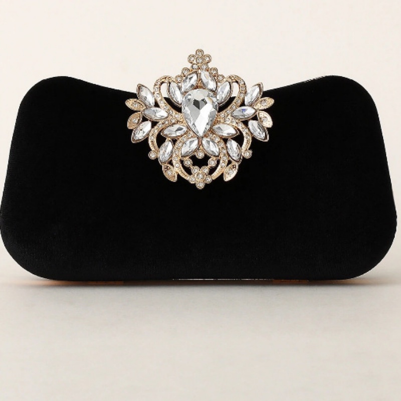 Tas Clutch Beludru Hijau Tua T - Women'S Evening Bags ulasan dan harga
