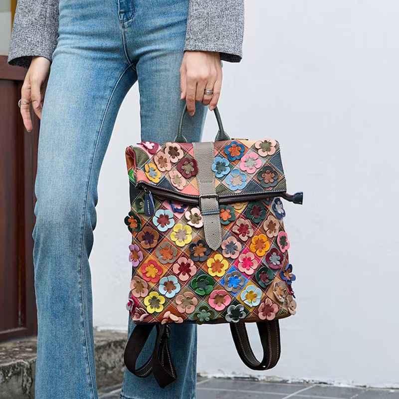 Tas Ransel Kulit Asli Wanita V - Women Bags Casual ulasan dan harga