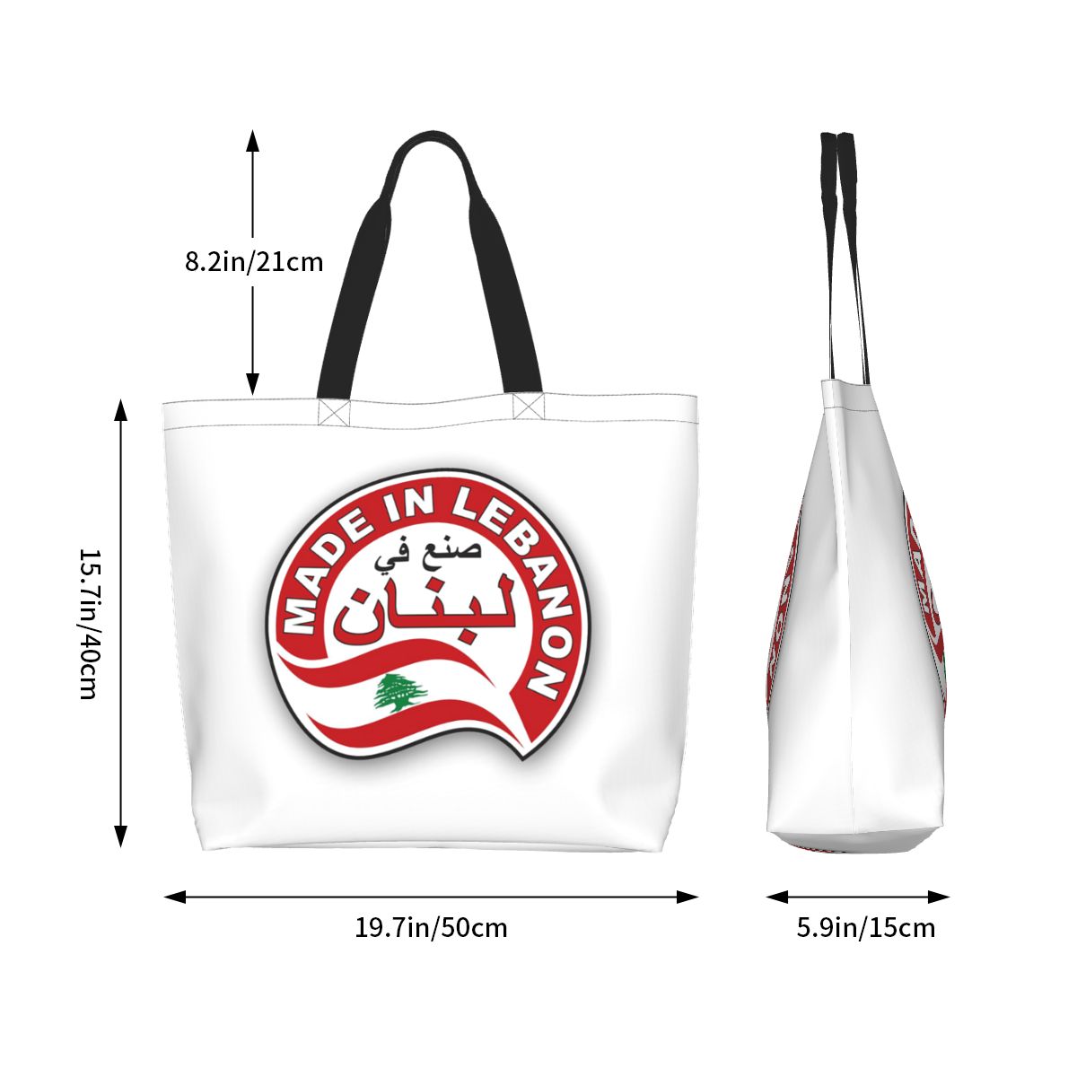 Tas Belanja Kanvas Bendera Leb - Women Bags Lebanon ulasan dan harga