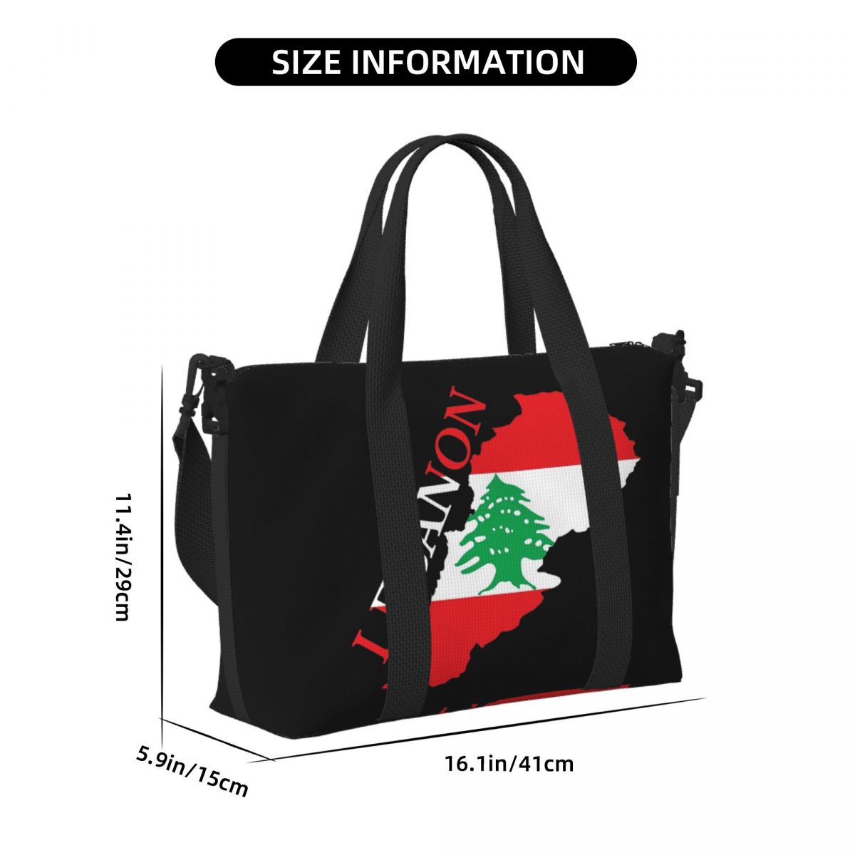 Tas Travel Pantai Peta Bendera - Women Bags Lebanon ulasan dan harga