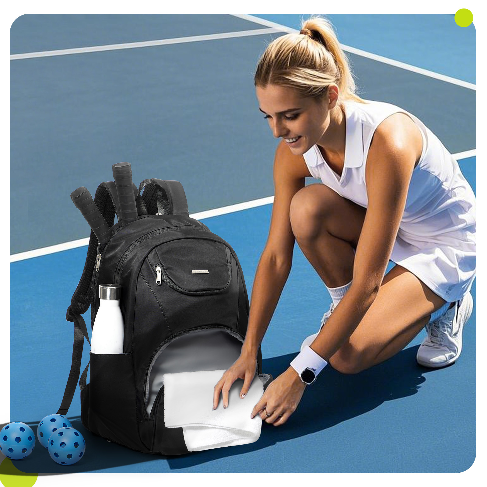 Tas Tenis Ransel Tenis 2 Raket - Women Bags Casual ulasan dan harga