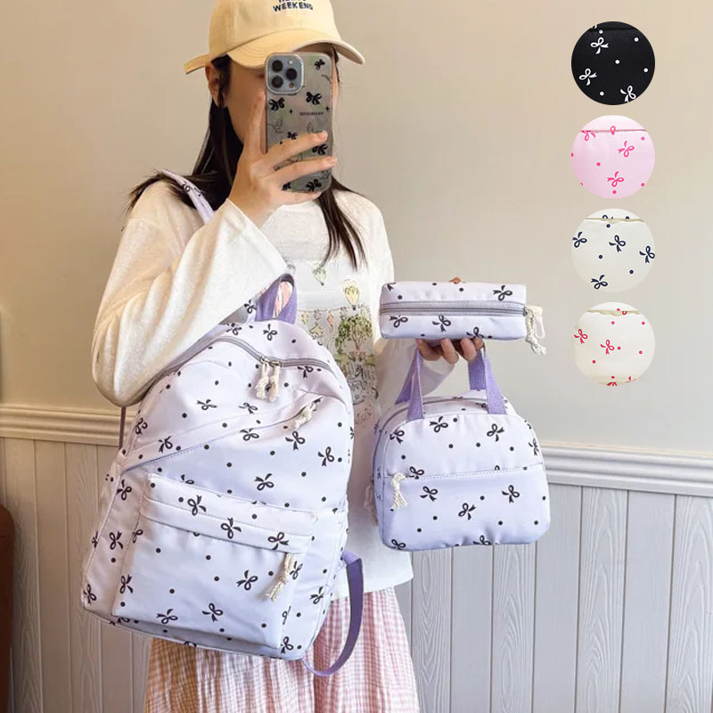 Set Ransel Bunga 3 Buah untuk  - Women Bags Casual ulasan dan harga