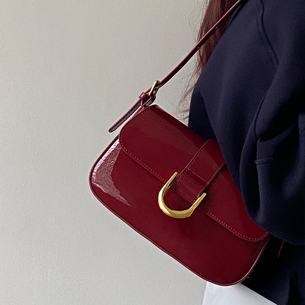Tas bahu kulit paten mewah unt - Women Bags Zara ulasan dan harga