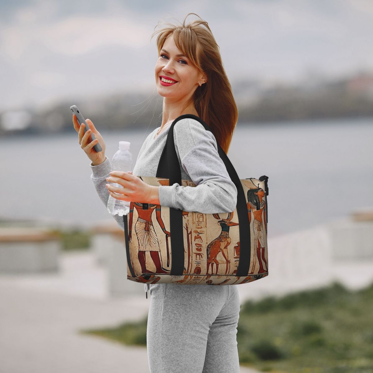 Tas Tote Tas Travel Pantai Mit - Women Bags In Egypt ulasan dan harga