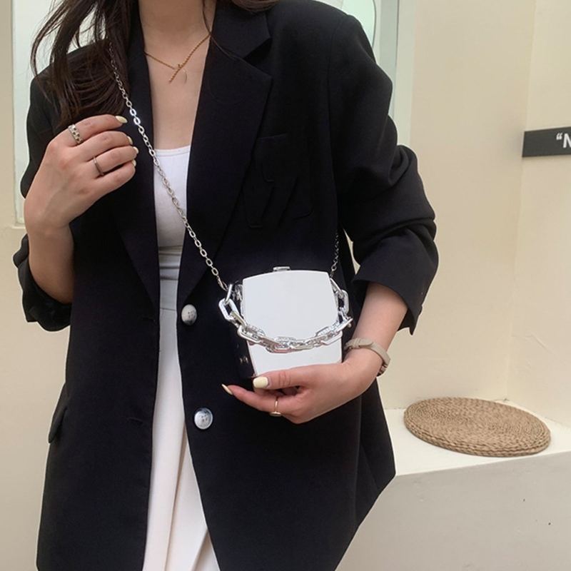 Tas Selempang Kotak PVC Kecil  - Women'S Evening Bags ulasan dan harga