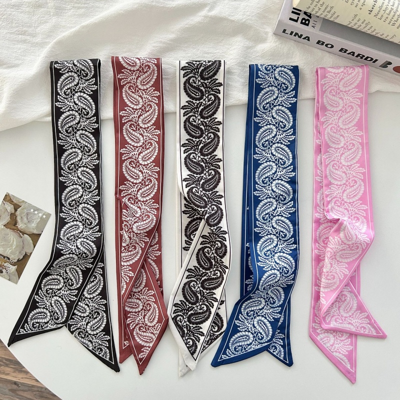 Syal Satin Motif Paisley, Syal - Women Bags For Office ulasan dan harga