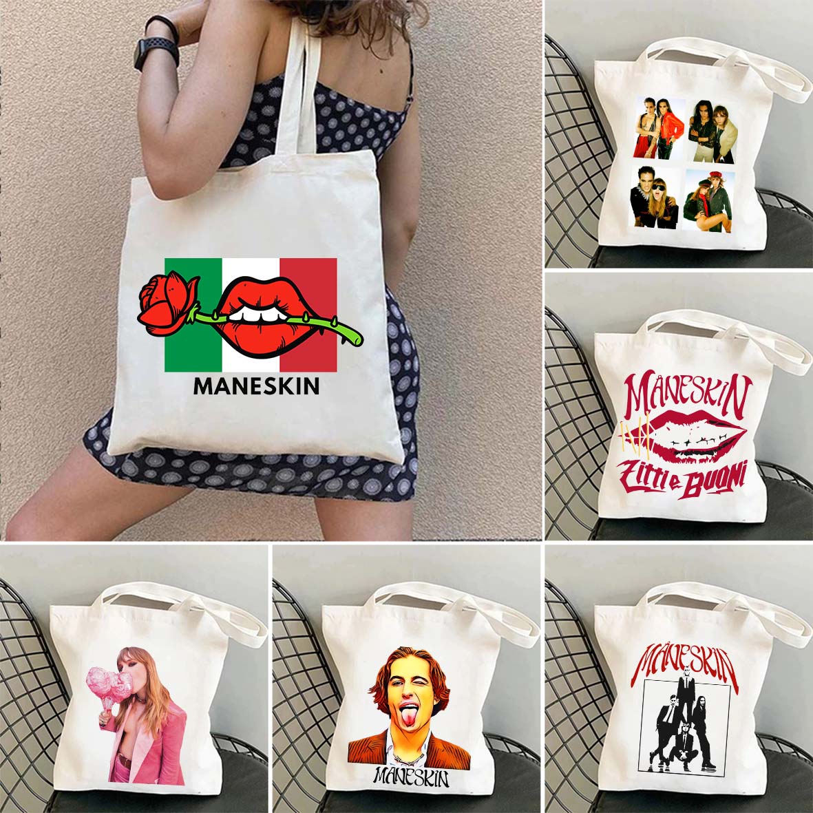 Musik Italia Damiano David Man - Women'S Bags Victoria ulasan dan harga