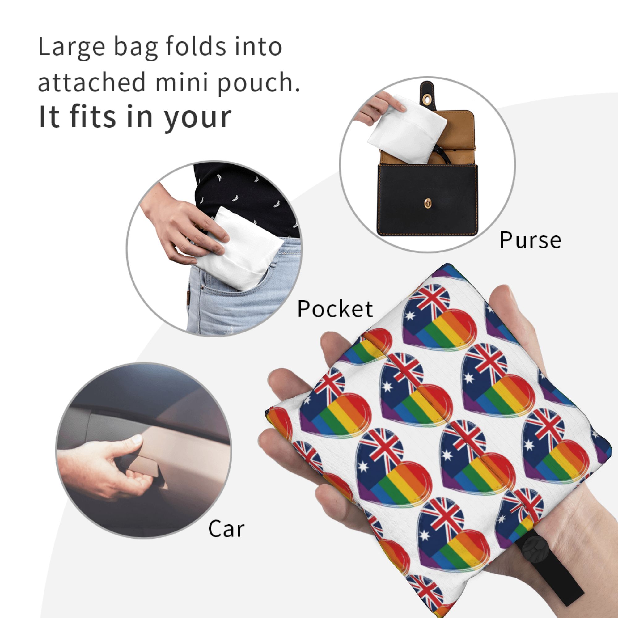 LGBTQ Australia Gay Pride Hear - Women Bags Australia ulasan dan harga