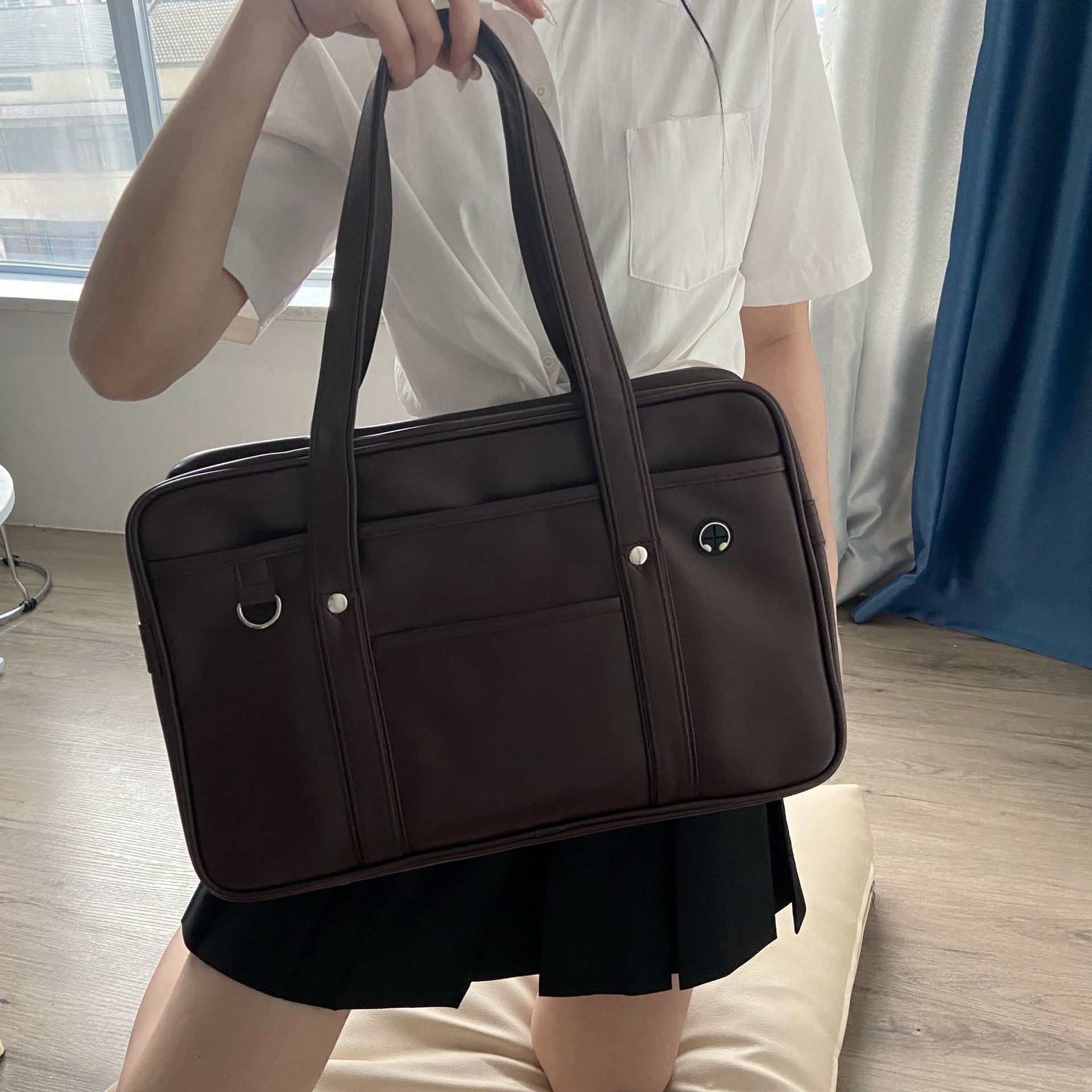Tas kurir murid Jepang dua dim - Women Bags Zara ulasan dan harga