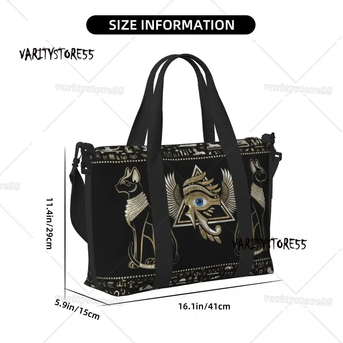 Tas Tote Kucing dan Mata Horus - Women Bags In Egypt ulasan dan harga